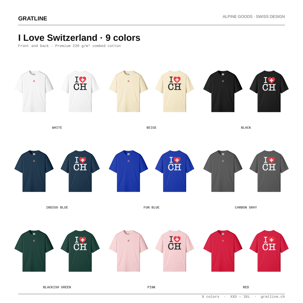 I Love Switzerland T-Shirt