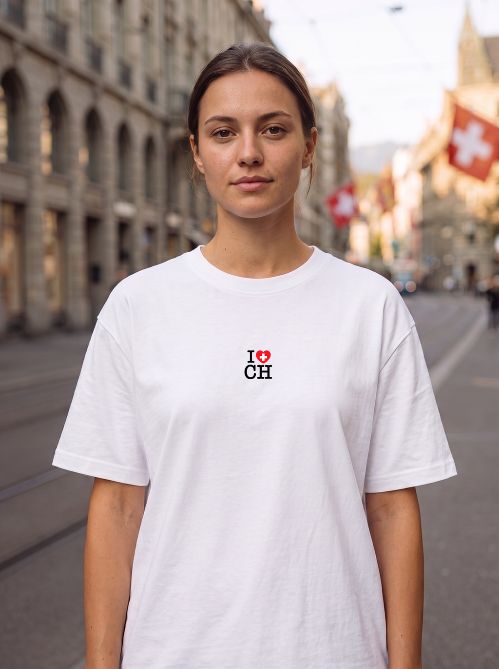I Love Switzerland T-Shirt: Minimalist Swiss Pride