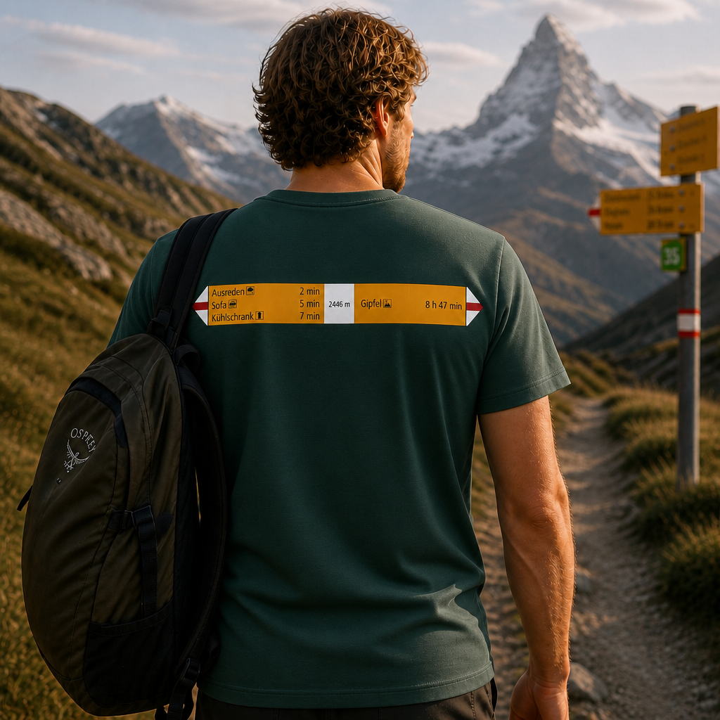 Swiss Hiking T-Shirt (Wanderweg)