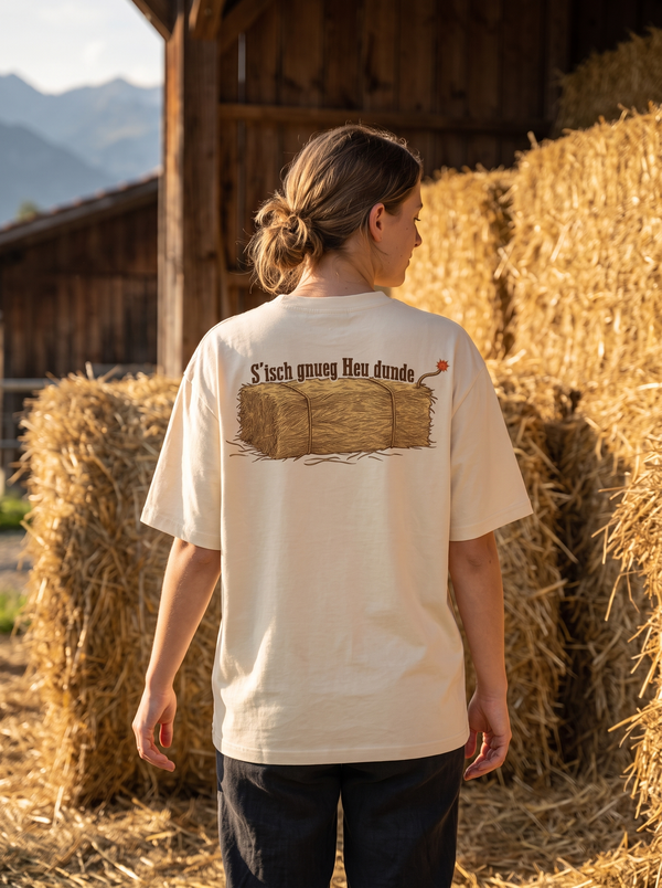 Swiss German Hay T-Shirt: S'isch Gnueg Heu Dunde