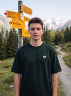 Swiss Hiking T-Shirt: Wanderweg Trail Sign